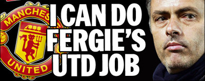 Mourinho: Vreau sa fiu urmasul lui Ferguson