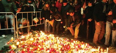 Marsul tacerii la Bucuresti in memoria lui Cozma!