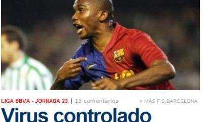 Eto&acirc;&euro;&trade;o o tine in viata pe Barca, Betis 2-2 Barcelona!