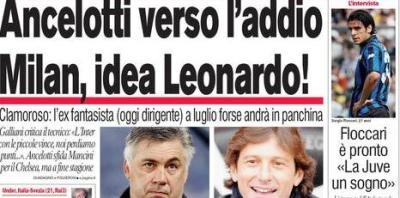 Ancelotti la Chelsea? Milan il vrea pe Leonardo, Rijkaard in stand-by!