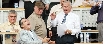 Cum erau motivati jucatorii Gloriei! Daca trecem in B, va ia Gigi!