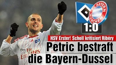 Hamburg e lider, Bayern disperata din cauza ratarilor: Hamburg 1-0 Bayern!