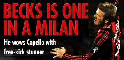 Beckham da din nou LOVITURA: mega-gol ca-n vremurile bune cu Genoa!
