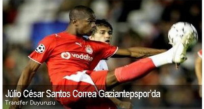 Dinamo fara galactic : Julio Cesar la Gaziantep!