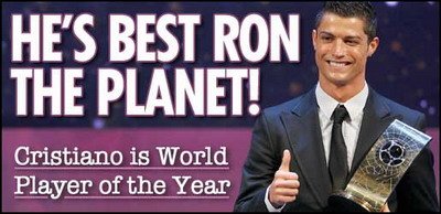Cel mai bun din LUME! Cristiano Ronaldo a luat FIFA World Player 2008!