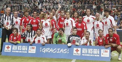 Casillas a aparat din nou penalty-ul lui Eto o, in partida contra malariei!