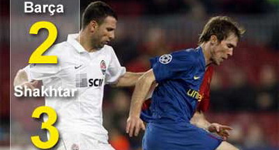 Barca, umilita de Lucescu! Barca 2-3 Sahtior