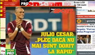 ProSport / Afara cu Julio Cesar din Giulesti - cere prea multi bani!