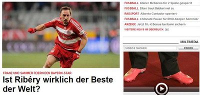 Semedo, Toja..cine se baga? Bild.de: Ribery nu are rival in lume!