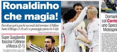 Ronaldinho, inca o bijuterie si e din nou zeu la Milan!