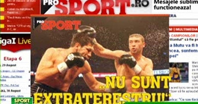 ProSport / De ce era Bute sa piarda titlul: M-a lovit in ceafa