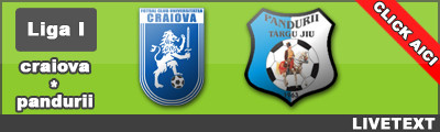 U.Craiova 2-0 Pandurii (Costea, Baird)
