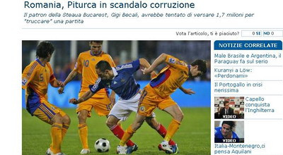 DNe-Ar face reclama! Piti a ajuns pe prima pagina a ziarelor din Italia!