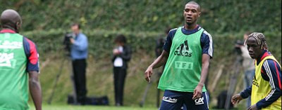 Vezi imagini de la antrenamentul Frantei!