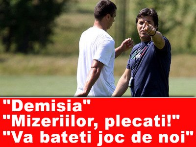 Fanii Rapidului: Mizeriilor plecati, Demisia , Sa plece mercenarii!