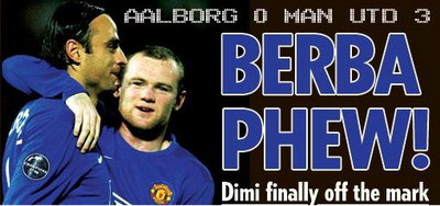 2xBerbatov / Aalborg 0-3 Manchester United