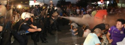 Un suporter al Timisoarei, batut de 15 fani Partizan