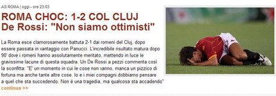 Il Romanista: Roma-SOC/ Roma, batuta de Culio CFR!
