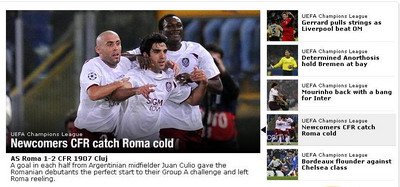 UEFA: Culio a scris o bucata din istoria Champions League!