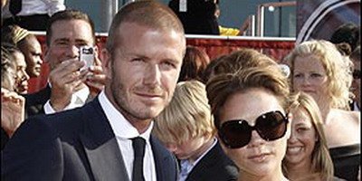 Sotii Beckham au scapat teferi dintr-un accident de masina!