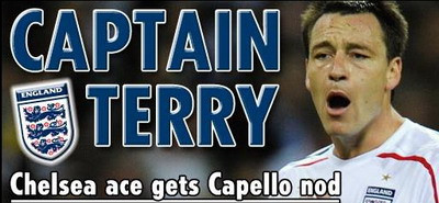 John Terry, noul capitan al Angliei!