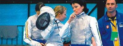 Cristina Stahl, eliminata din proba de floreta!