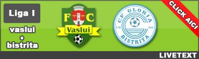 Vaslui 1 - 0 Gloria Bistrita (Temwanjera, min 54)