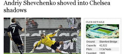 Zilele lui Shevcenko la Chelsea sunt numarate!