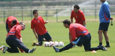 Steaua se antreneaza la Iasi inainte de meciul cu Vaslui!