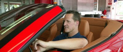 Schumacher a testat noul Ferrari California. Vezi imagini!
