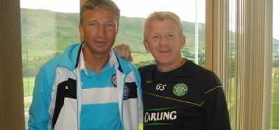 Dan Petrescu in cantonamentul lui Celtic