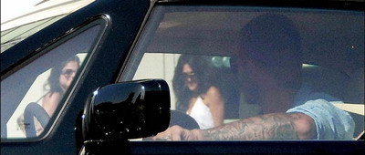 Beckham, surprins de paparazzi la agatat