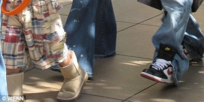 Si fiul lui Beckham e in pas cu moda!