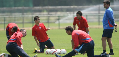 Lacatus a facut instructie cu jucatorii Stelei!