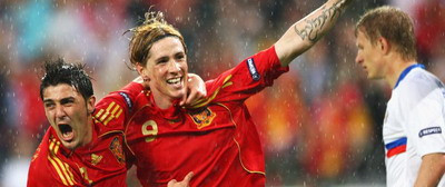 Spania bate Rusia cu 1-0!