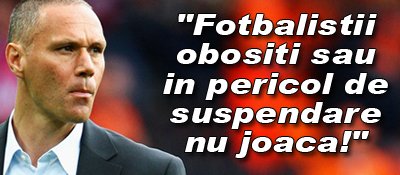VIDEO: Fotbalistii in pericol de suspendare sau obositi nu joaca!
