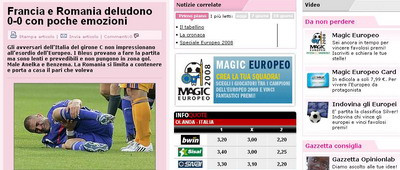 Romania si Franta au dezamagit!