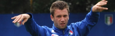 Spectacol cu Cassano in cantonamentul Italiei