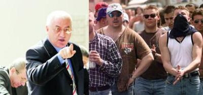 Dragomir sare la gatul huliganilor