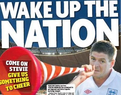 Gerrard chemat sa trezeasca Anglia cu vuvuzela! Vezi de ce nu pot englezii cu Jabulani!