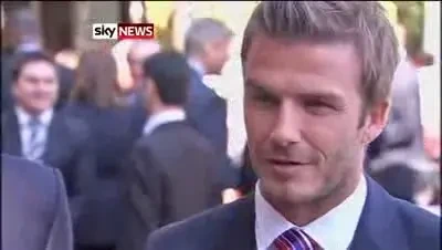 Beckham despre fanul care a intrat in vestiar: A vrut doar sa-mi spuna HELLO!