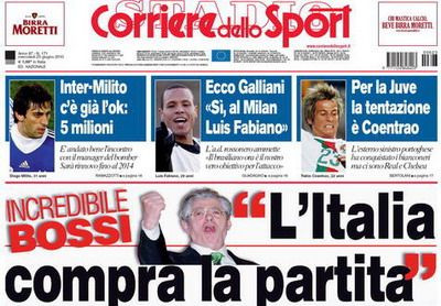 Incredibil! Italia acuzata ca va cumpara meciul cu Slovacia!