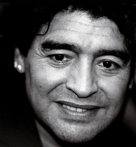 Maradona in tricoul Braziliei, 
