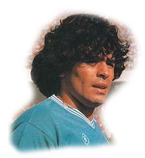 Maradona in tricoul Braziliei, 