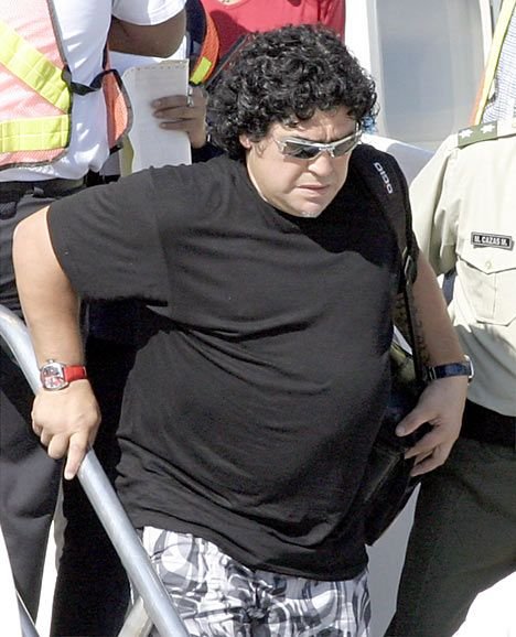 Maradona in tricoul Braziliei, 