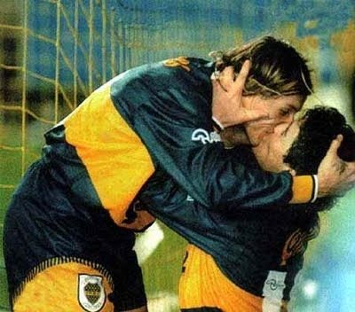 Maradona in tricoul Braziliei, 