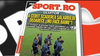 Citeste joi in ProSport: Ce super jucator din Liga I a cerut sa i se scada salariul cu 30%