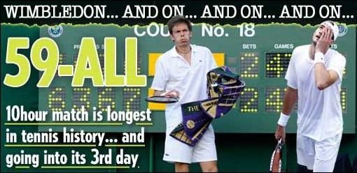 VIDEO Meciul care dureaza mai mult decat Tanar si nelinistit! Mahut-Isner se reia dupa 17.30!