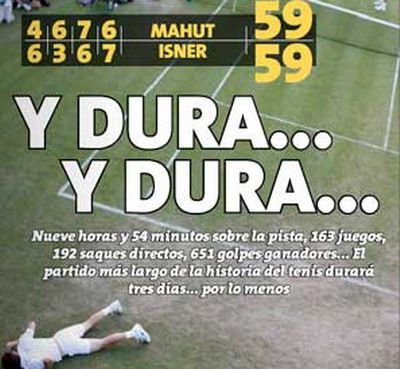 De ce sunt Mahut si Isner idolii femeilor? O partida dureaza 10 ore si nu termina!