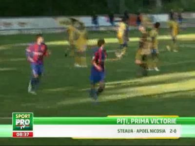 VIDEO! Steaua face show cu Piturca! Vezi SUPER golurile date de Surdu si Tanase!